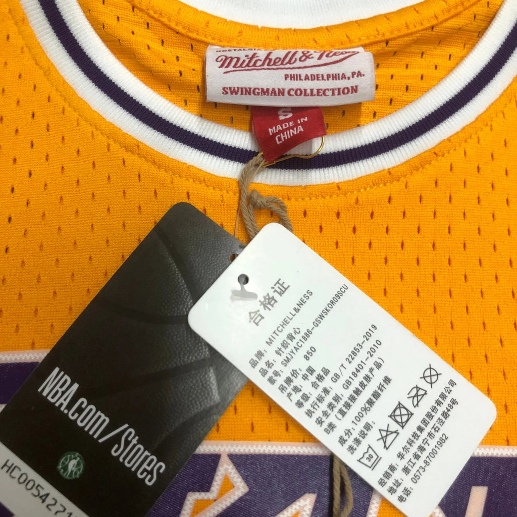 Jersey Swingman Los Angeles Lakers Mitchell & Ness Hardwood Classics 2007/08