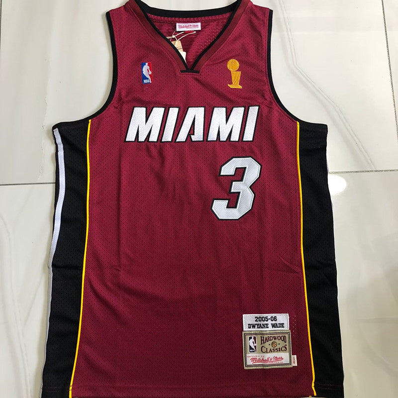 Jersey Authentic Miami Heat Dwyane Wade 2005/06