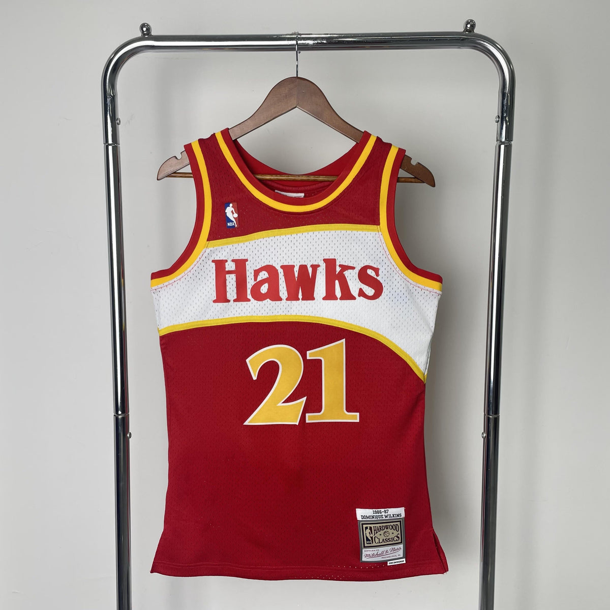 Jersey Swingman Atlanta Hawks Mitchell & Ness Hardwood Classics 1986/87