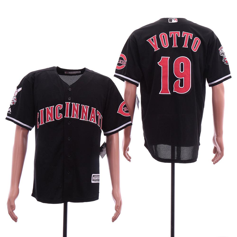 Jersey Cincinnati Reds Majestic Retro Black