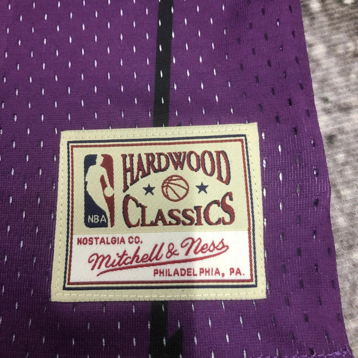 Jersey Cropped Carter Toronto Raptors Mitchell & Ness Hardwood Classics