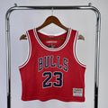 Jersey Cropped Michael Jordan Chicago Bulls Mitchell & Ness Hardwood Classics