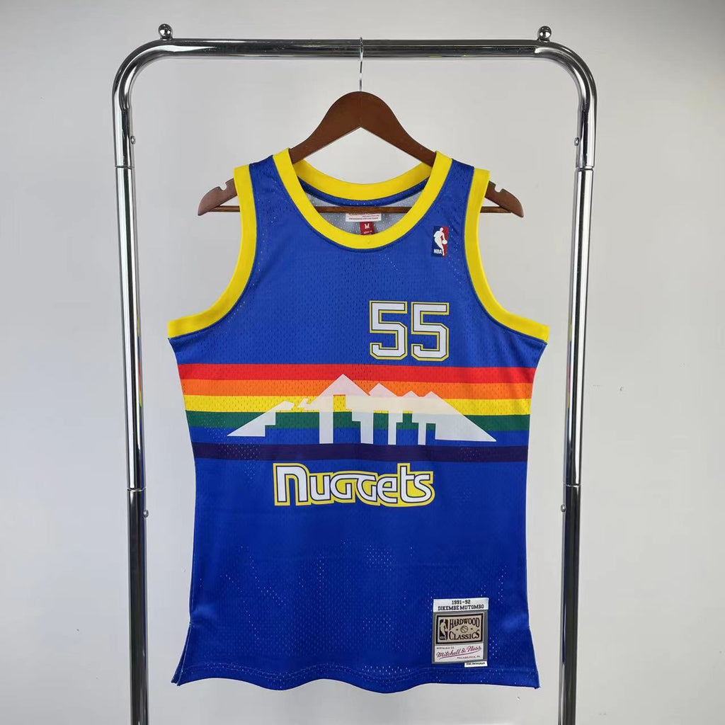 Jersey Swingman Denver Nuggets Mitchell & Ness Hardwood Classics 1991/92 Blue