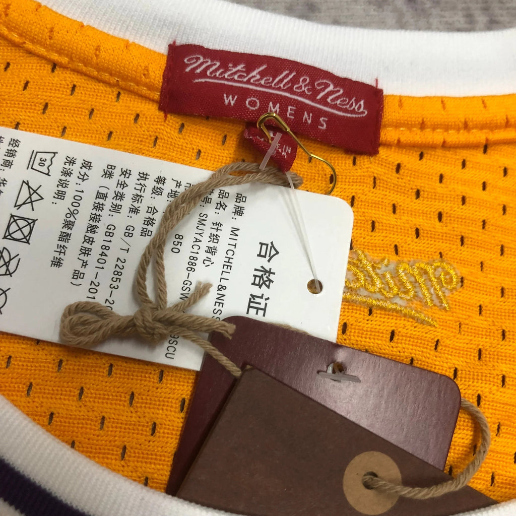 Jersey Cropped Kobe Bryant Lakers Mitchell & Ness Hardwood Classics