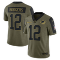 NFL Green Bay Packer Vapor Limited Jersey Salute To Service 2021