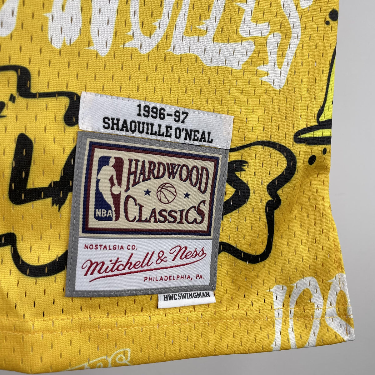 Jersey Swingman Slap Sicker Los Angeles Lakers Mitchell & Ness 1996/97