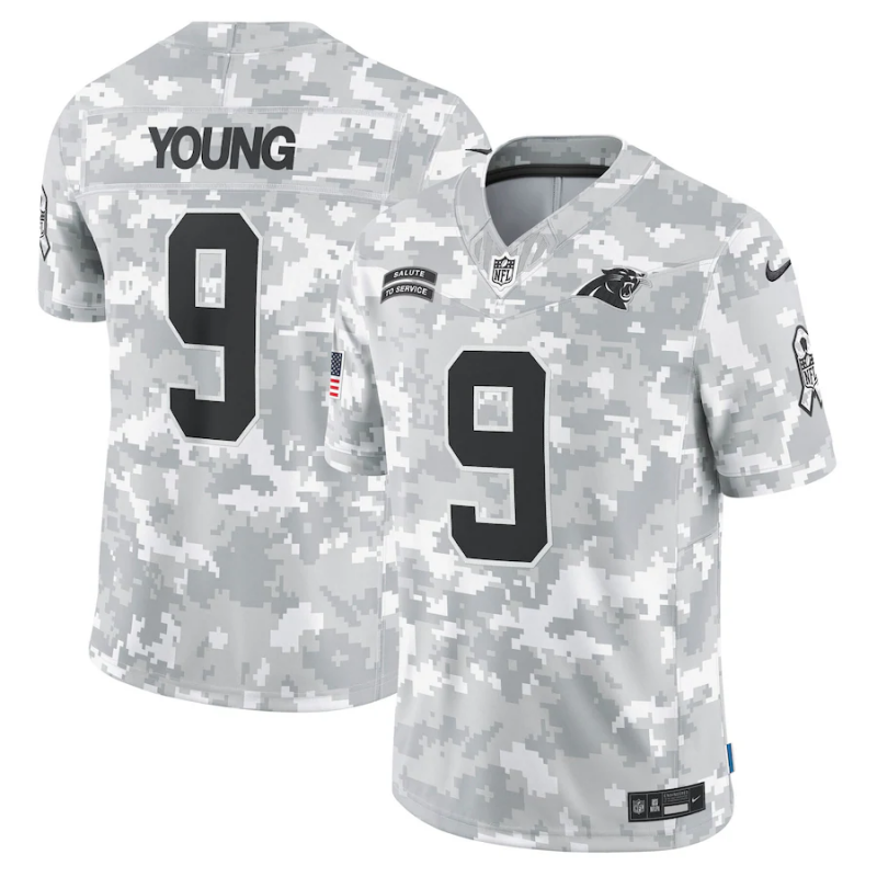 NFL Carolina Panthers Vapor F.U.S.E. Limited Jersey Salute To Service 2024