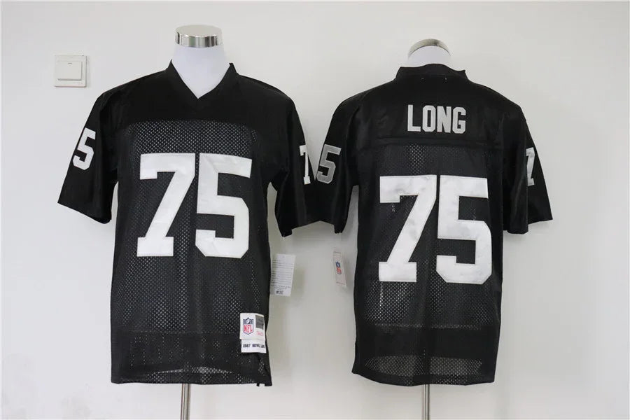 Jersey Oakland Raiders Mitchell & Ness Throwback Black