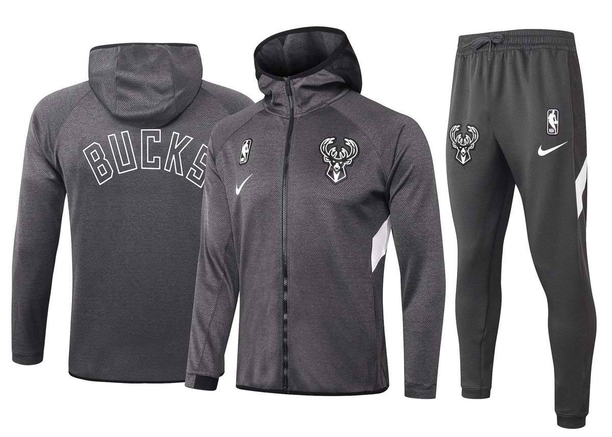 Set Nike NBA Therma Flex Milwaukee Bucks Black Training