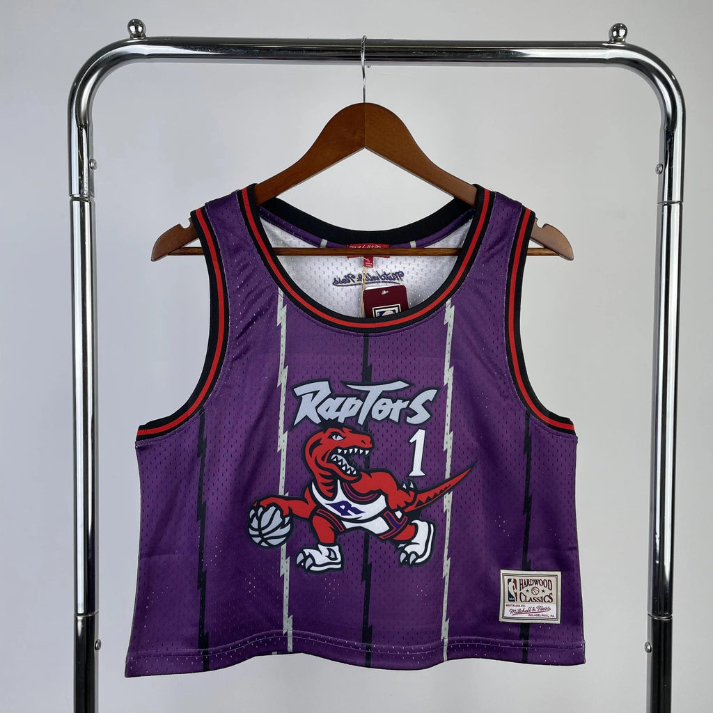 Jersey Cropped McGrady Toronto Raptors Mitchell & Ness Hardwood Classics