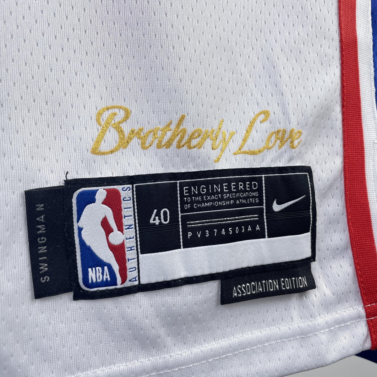 Jersey Philadelphia 76ers Association Edition