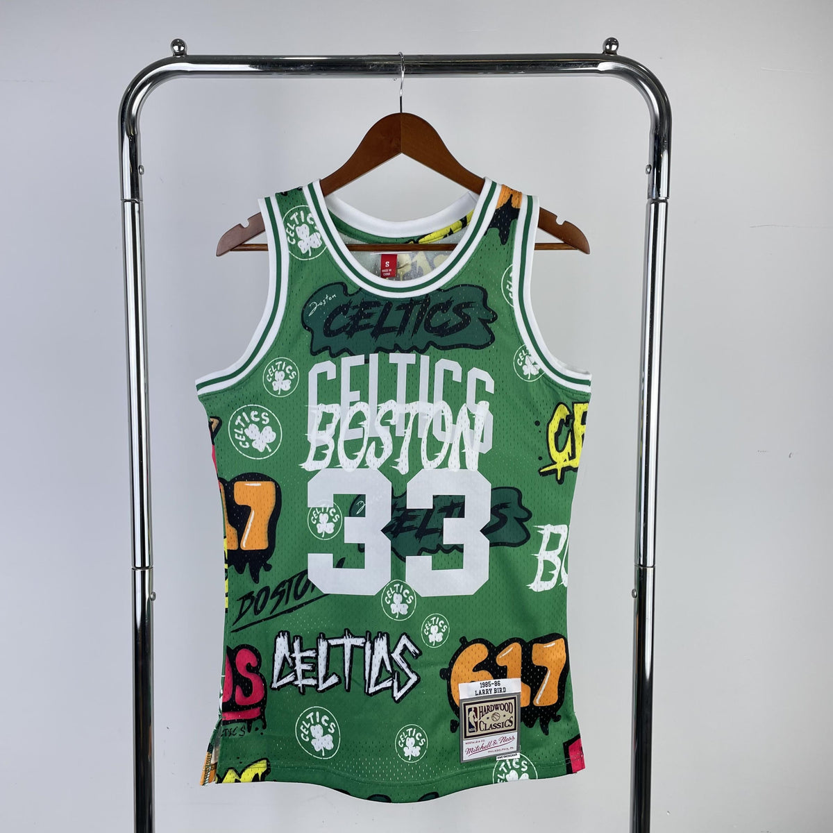 Jersey Swingman Slap Sicker Boston Celtics Mitchell & Ness 1985/86