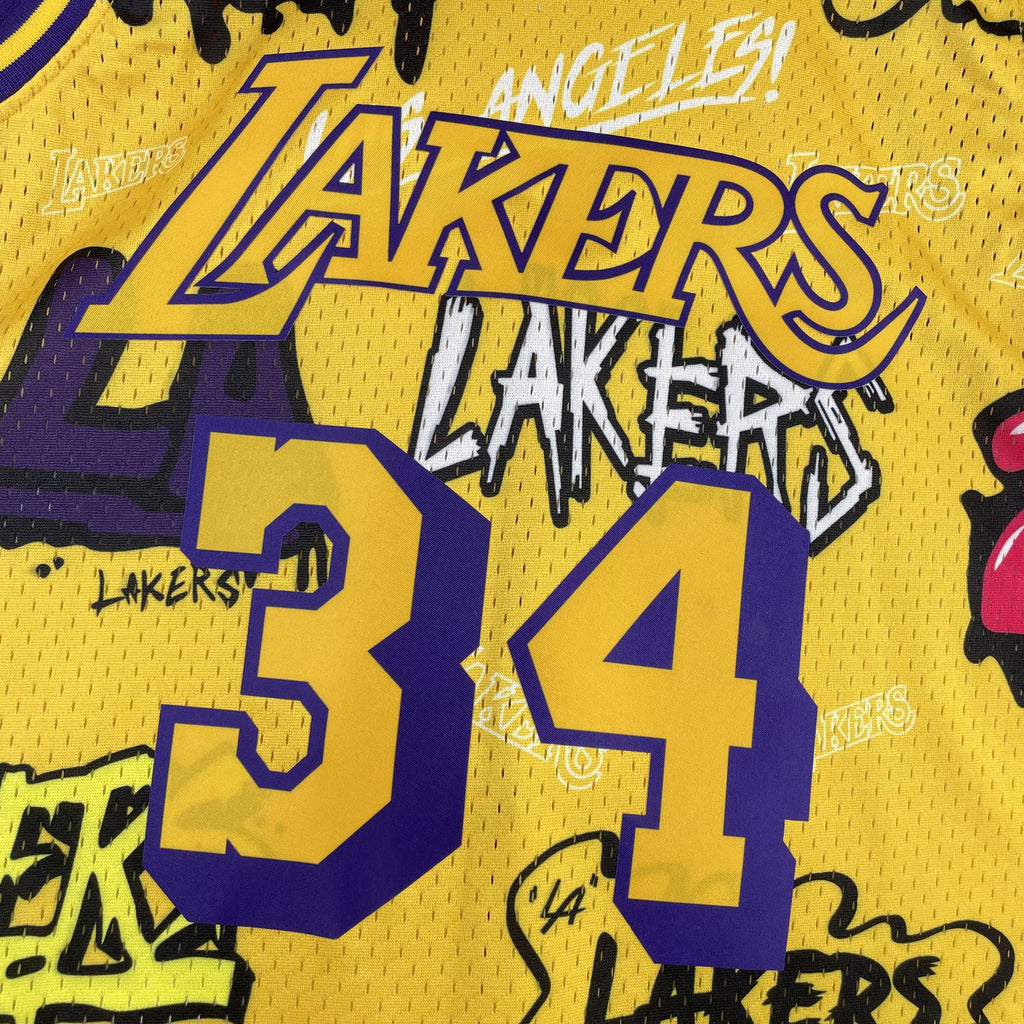 Jersey Swingman Slap Sicker Los Angeles Lakers Mitchell & Ness 1996/97