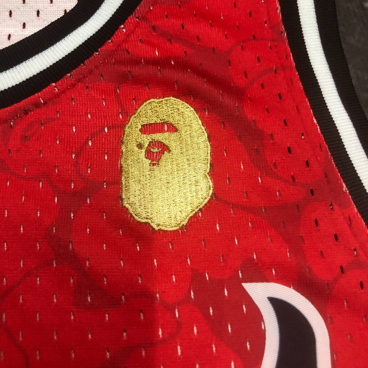 Jersey Swingman BAPE X Miami Heat Mitchell & Ness Hardwood Classics 1993