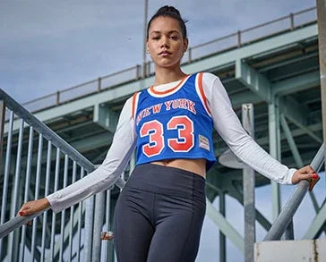Jersey Cropped Allen Iverson Philladelphia 76ers Mitchell & Ness Hardwood Classics