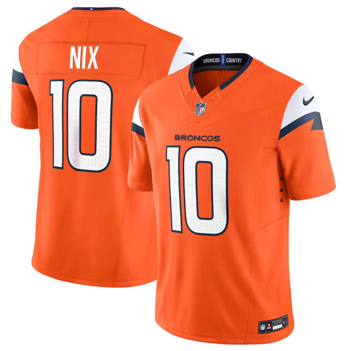 Jersey NFL Denver Broncos Vapor F.U.S.E. Limited Orange Mile High Collection