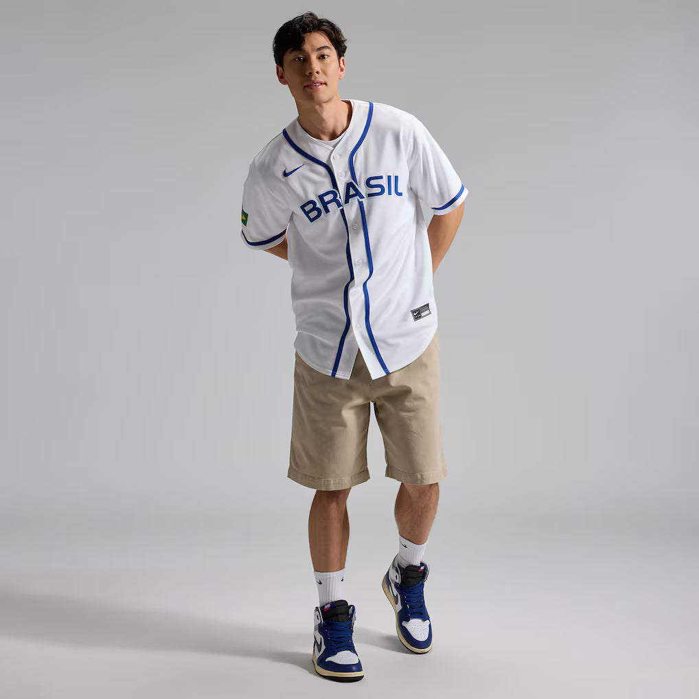 Jersey Beisebol Brasil WBC 2026 White