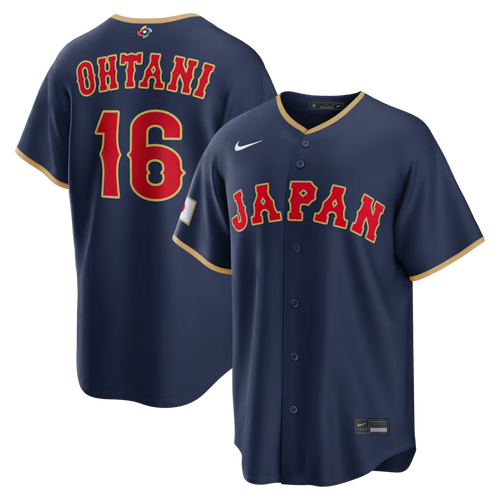 Jersey Beisebol Japan WBC 2026 Blue
