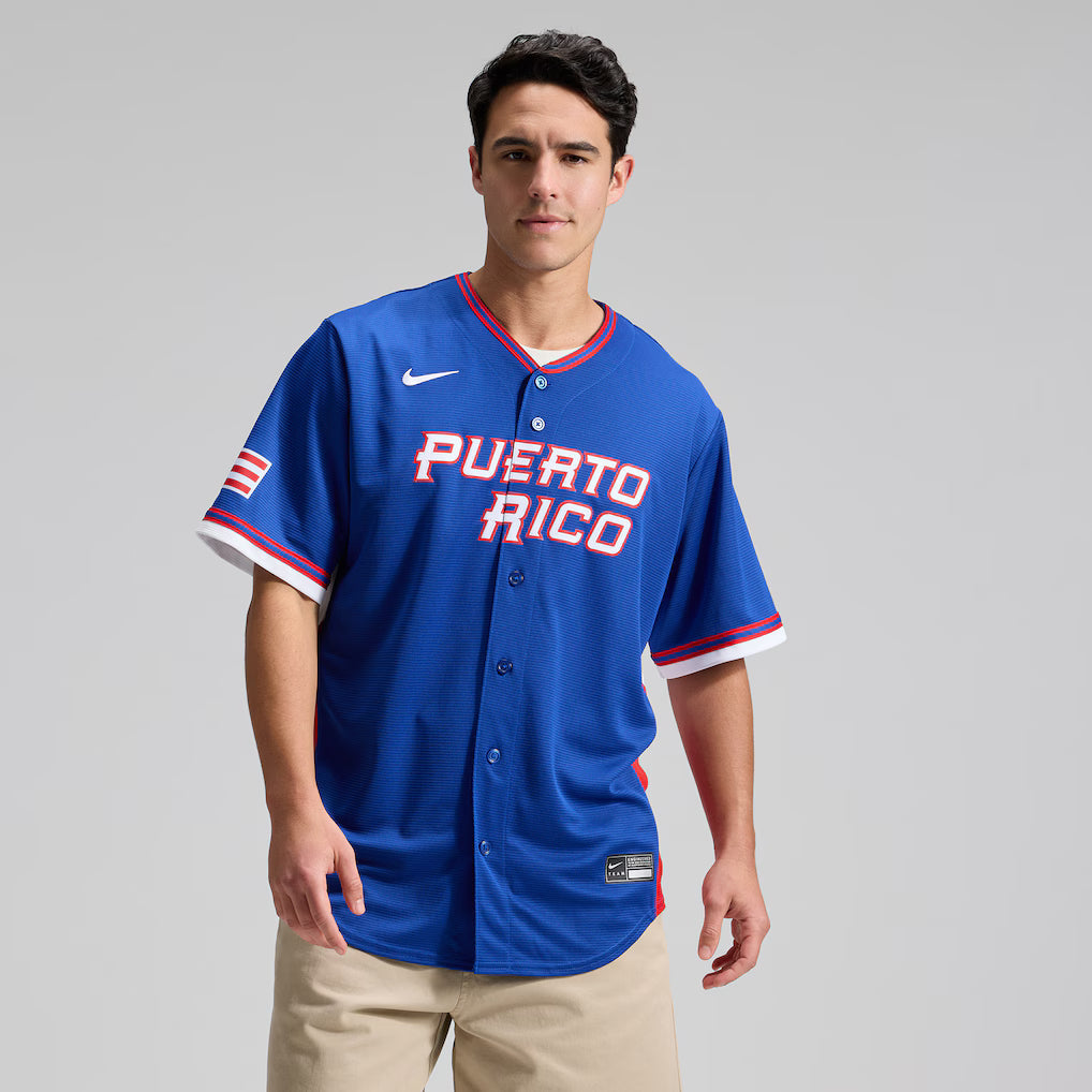 Jersey Beisebol Porto Rico WBC 2026 Blue