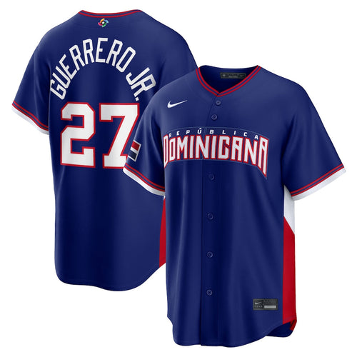 Jersey Beisebol Republic Dominicana WBC 2026 Blue