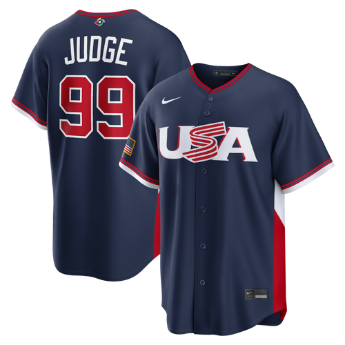 Jersey Beisebol USA WBC 2026 Blue