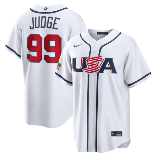 Jersey Beisebol USA WBC 2026 White