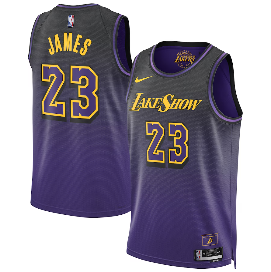 Jersey NBA Los Angeles Lakers City Edition 24/25