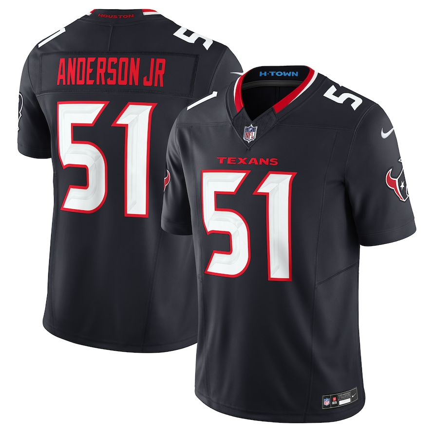 NFL Houston Texans Vapor F.U.S.E. Limited Jersey Navy Blue