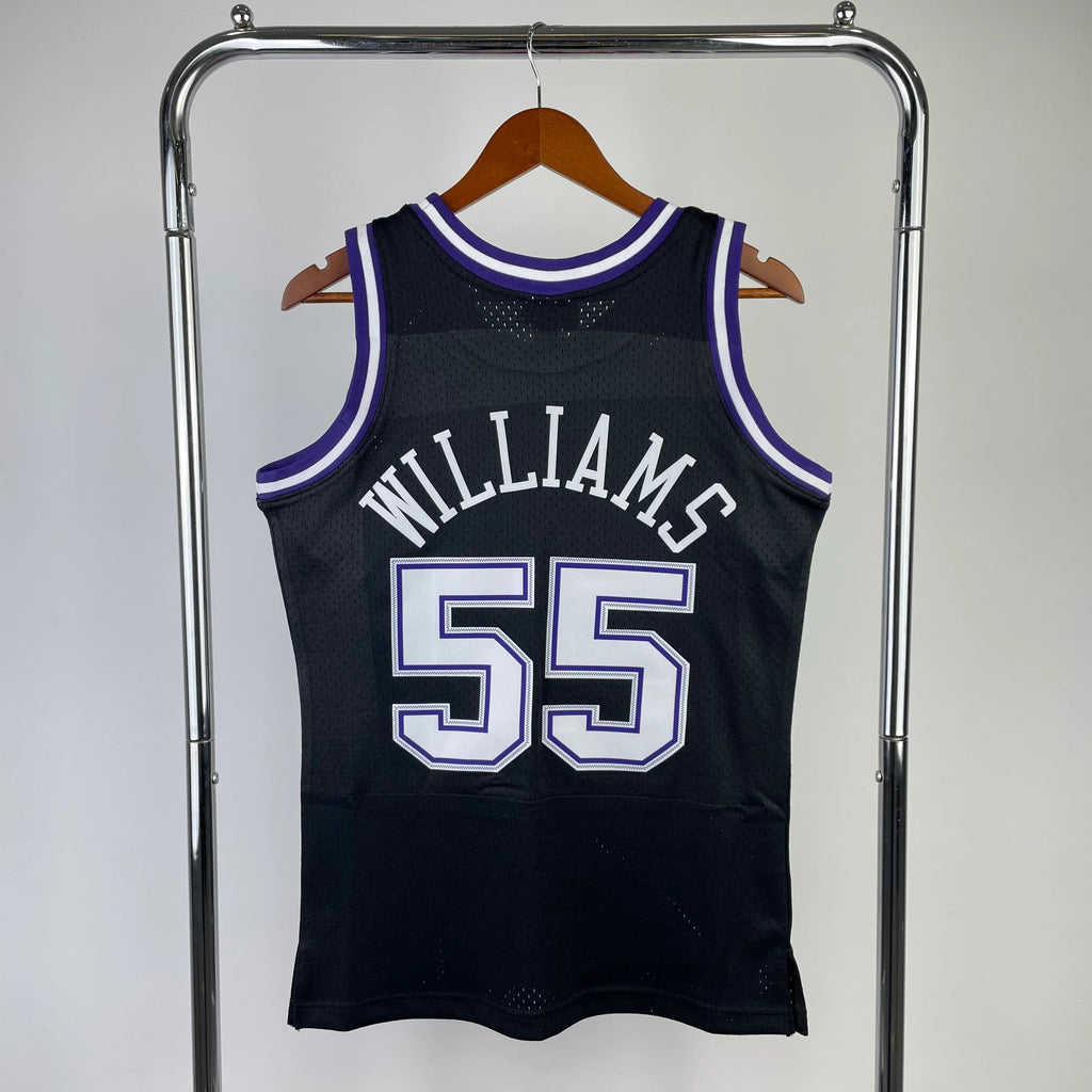 Jersey Swingman Sacramento Kings Mitchell & Ness Hardwood Classics 2001/02 Black