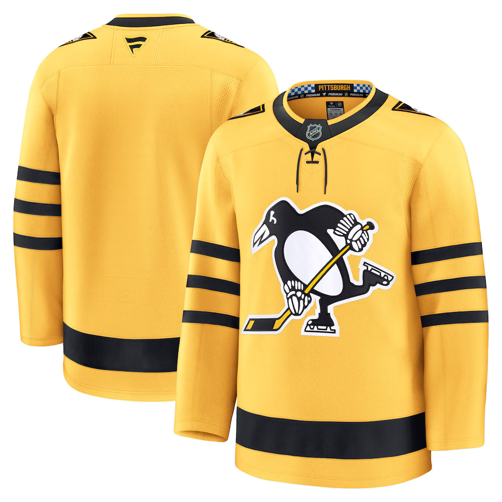 NHL Pittsburgh Penguins Jersey Yellow
