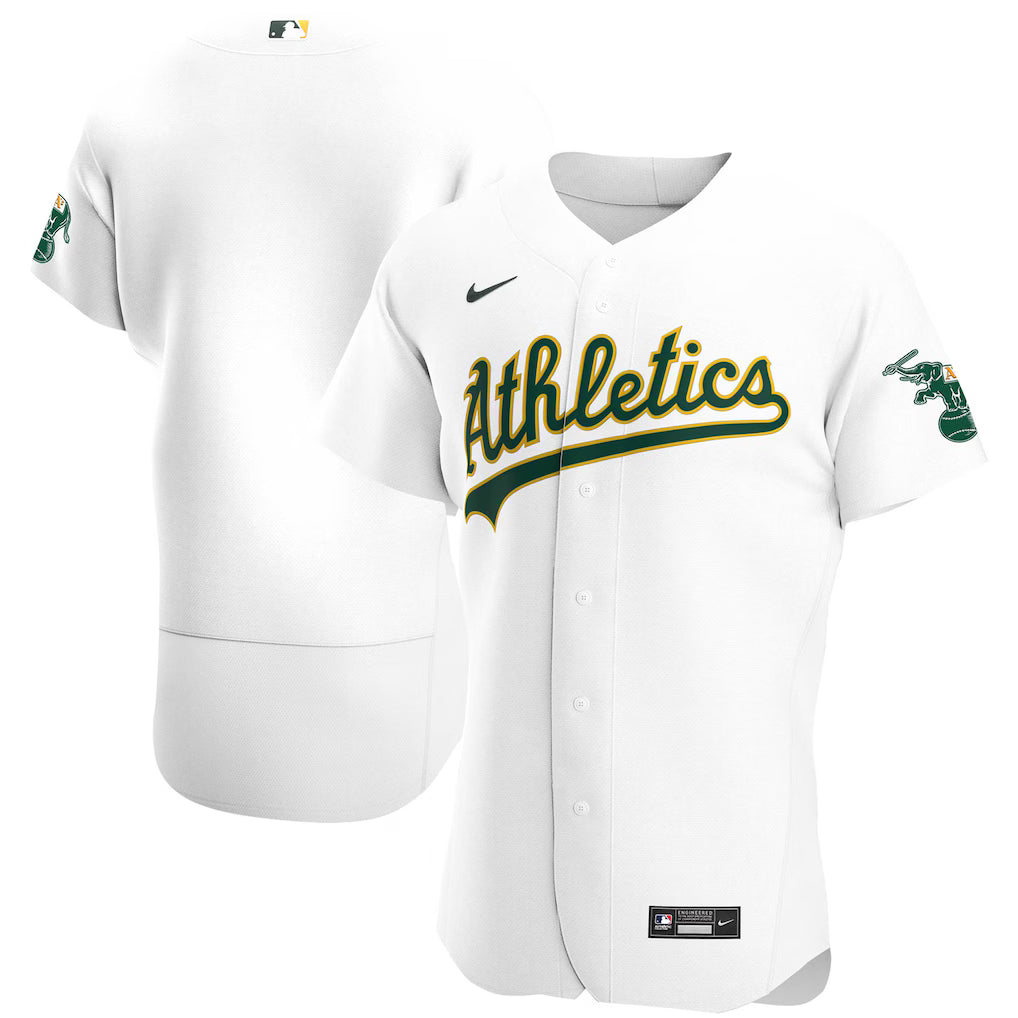 MLB Oakland Athletics Jersey White Authentic