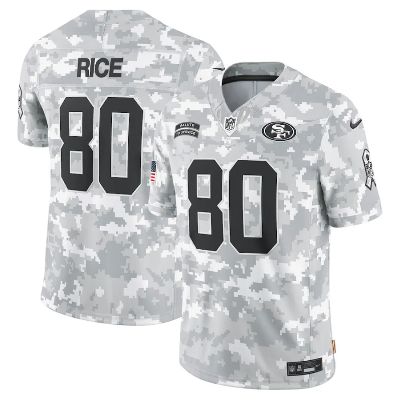 NFL San Francisco 49ers Vapor F.U.S.E. Limited Jersey Salute To Service 2024