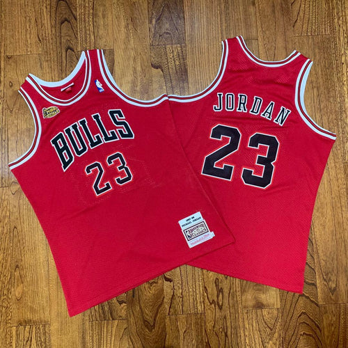 Jersey Authentic Chicago Bulls Mitchell & Ness Hardwood Classics Road Finals 1997/98