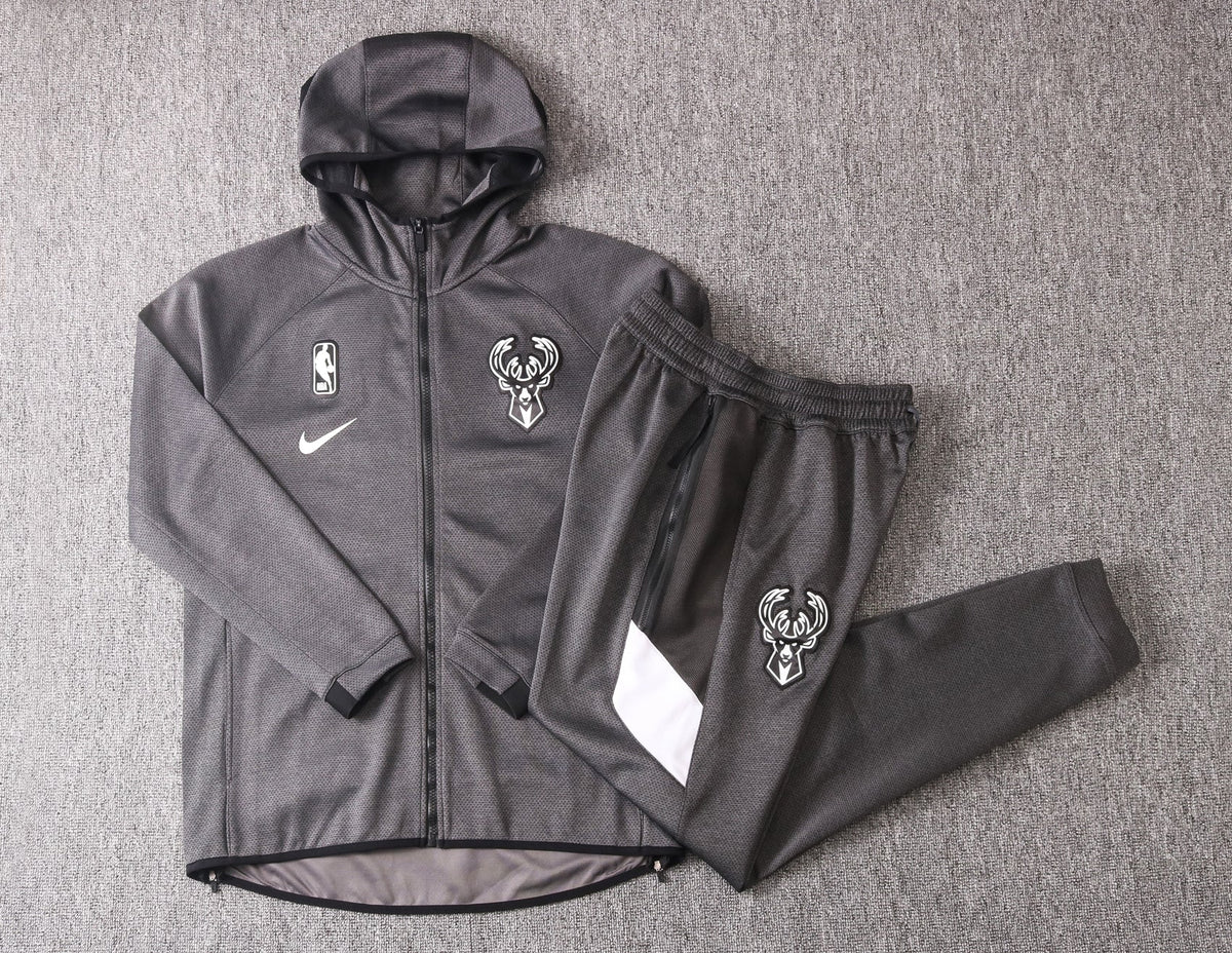 Set Nike NBA Therma Flex Milwaukee Bucks Black Training