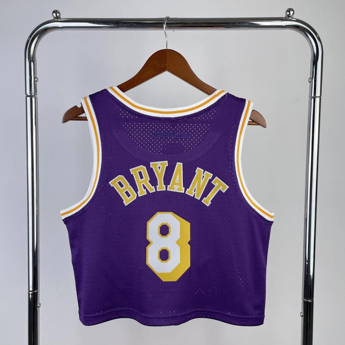 Jersey Cropped Kobe Bryant Los Angeles Lakers Mitchell & Ness Hardwood Classics Purple