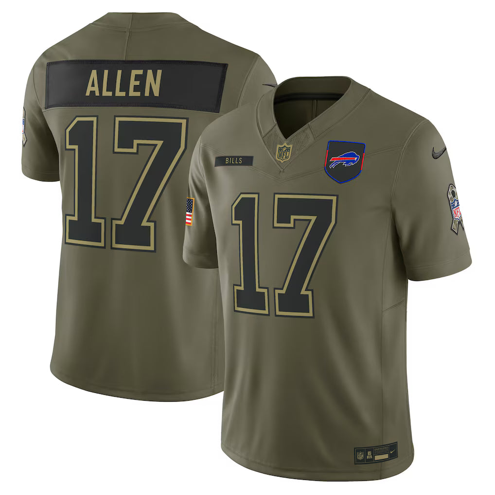 NFL Buffalo Bills Vapor F.U.S.E. Limited Jersey Salute To Service 2025