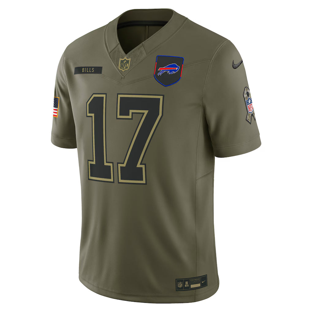 NFL Buffalo Bills Vapor F.U.S.E. Limited Jersey Salute To Service 2025