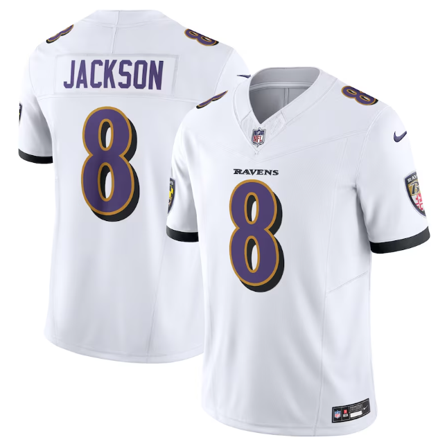 NFL Baltimore Ravens Vapor F.U.S.E. Limited Jersey White