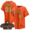 MLB 2023 Champions Orange Gold Jersey