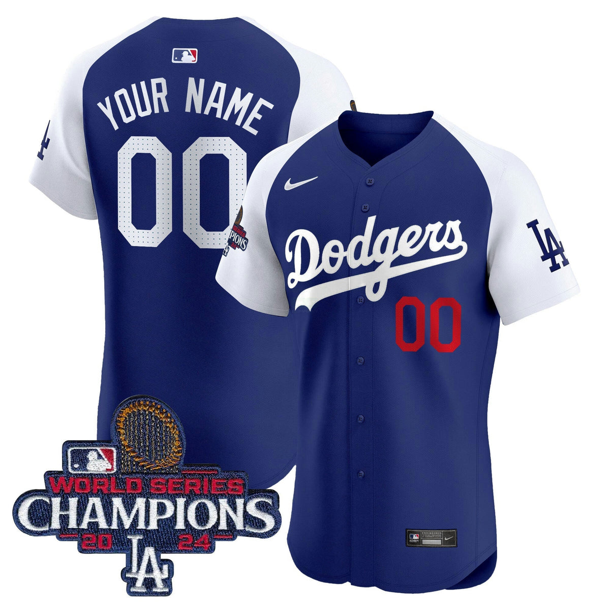 MLB 2024 World Series Champions Patch Vapor Premier Elite Jersey