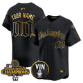 MLB 2025 LA Gothic Style Gold Vapor Premier Limited Jersey