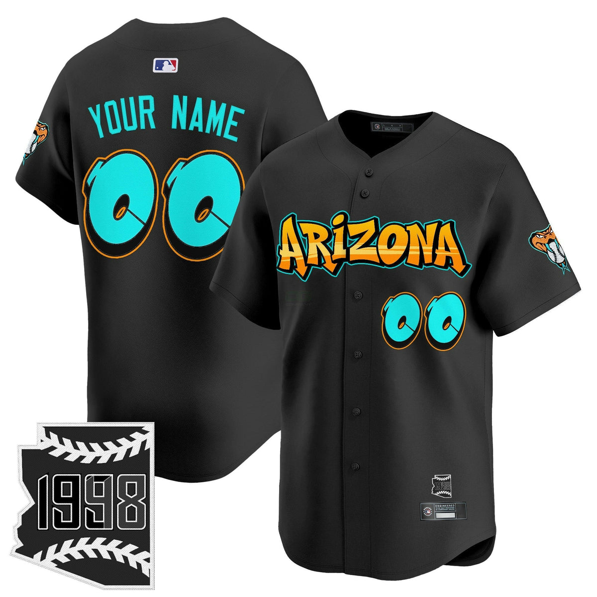 MLB Arizona ‘Graffiti Desert Ink Edition’ Vapor Premier Limited Jersey