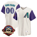 MLB Arizona Throwback Arizona State & 25th Anniversary Patch Jersey