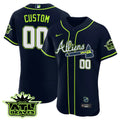 MLB Atlanta Atliens ATL Patch Flex Base Jersey