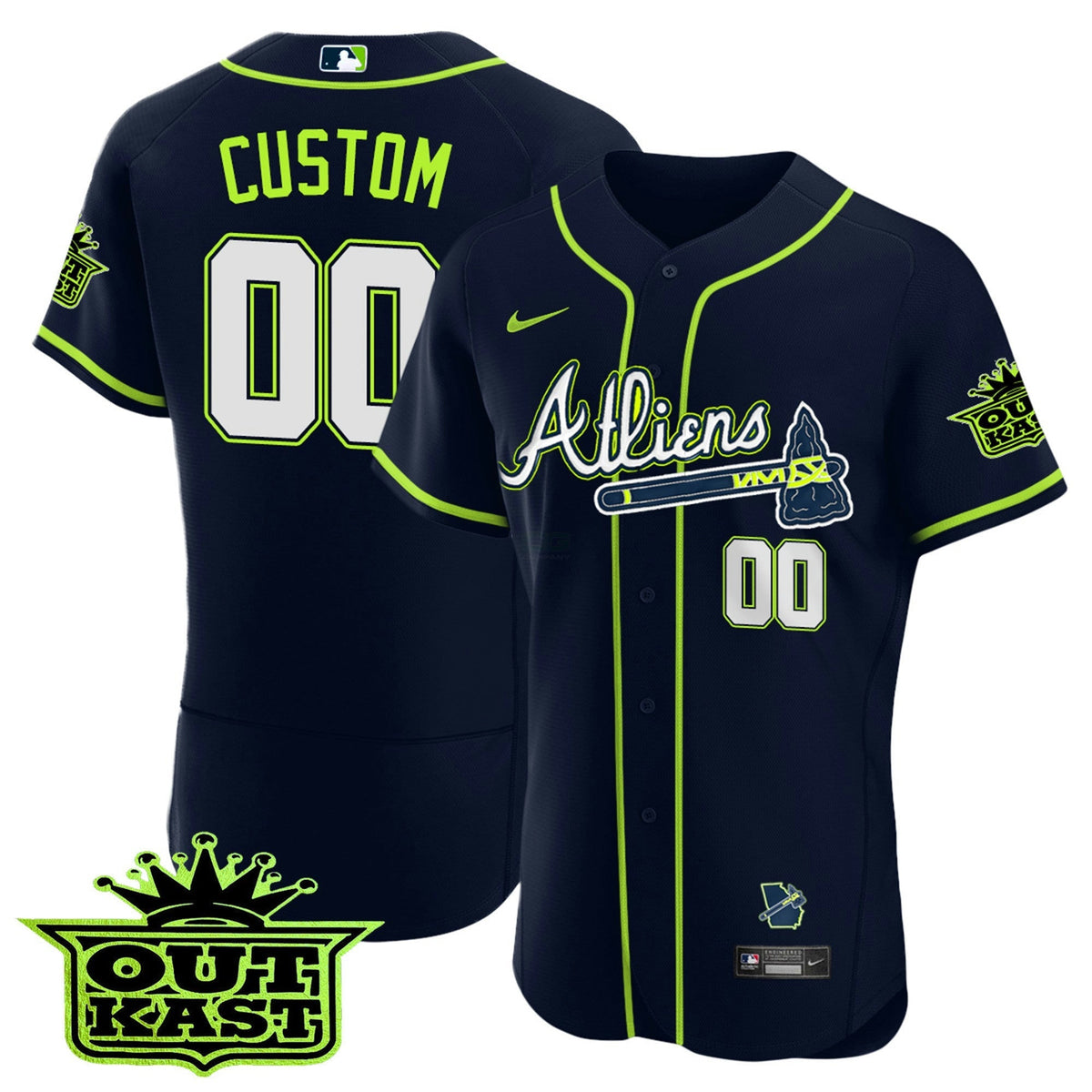 MLB Atlanta Atliens Flex Base Jersey V2