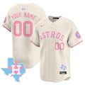 MLB Houston Astros Bubblegum Pink Vapor Premier Limited Jersey