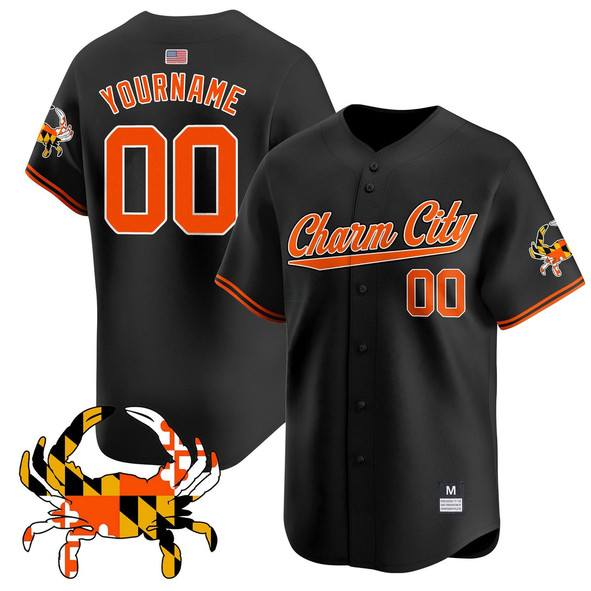 MLB Baltimore Orioles Charm City Vapor Premier Limited Jersey