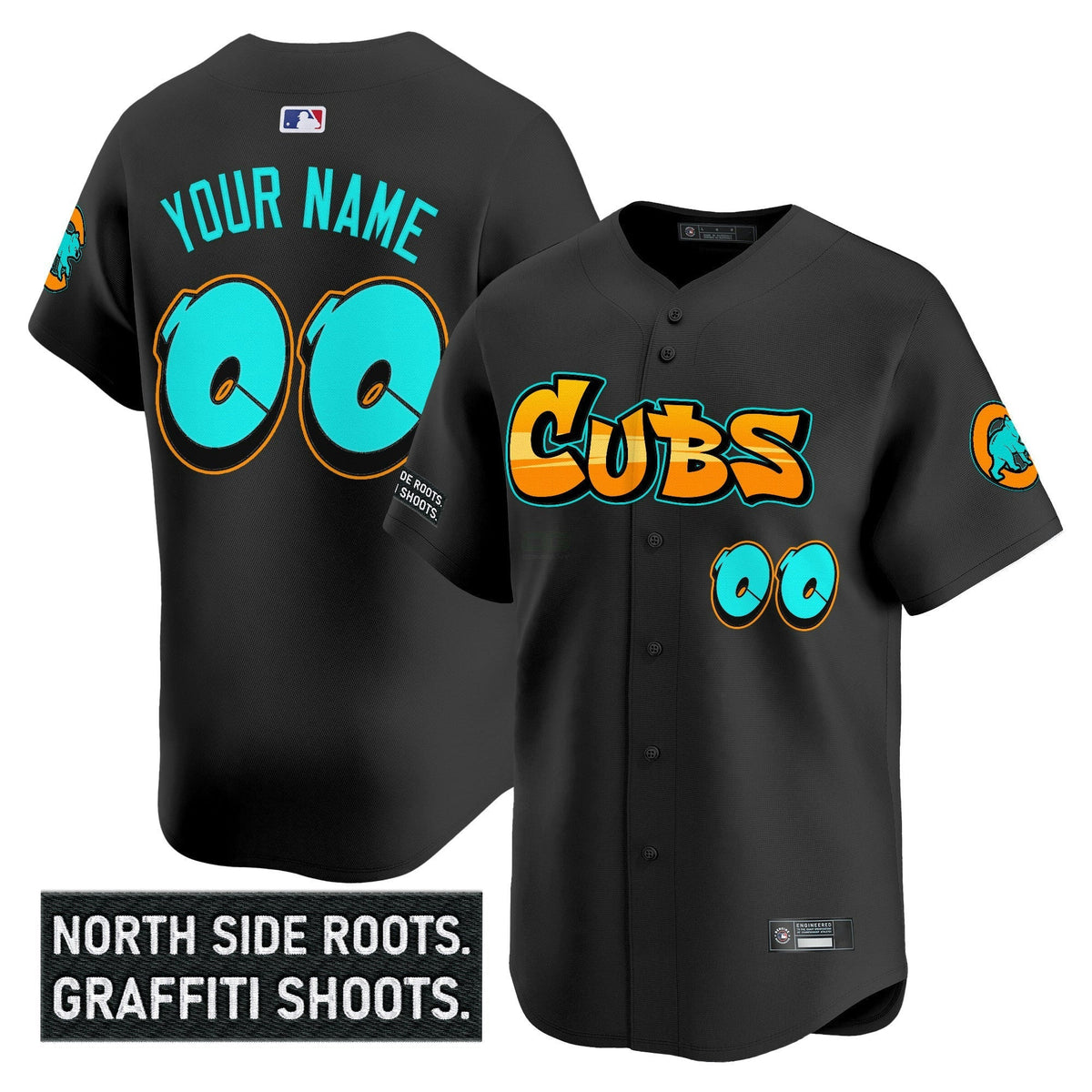 MLB Chicago ‘Graffiti North Side Edition’ Vapor Premier Limited Jersey