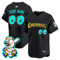 MLB Cincinnati ‘Graffiti Queen City Edition’ Vapor Premier Limited Jersey