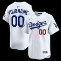 MLB Los Angeles Dodgers Custom LA Jersey - White